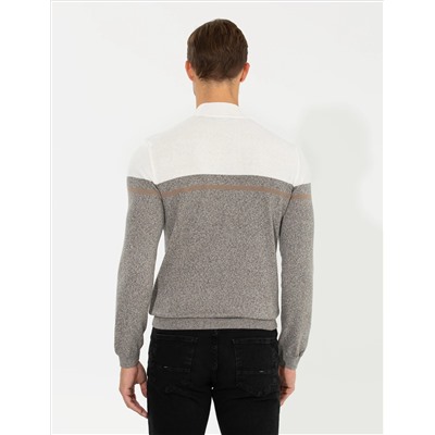 Vizon Melanj Slim Fit Fishman Kintwear Свитер воротника