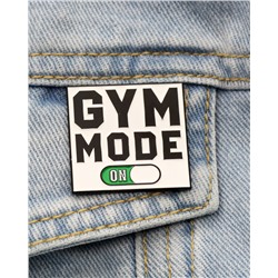 Металлический значок "Gym Mode"