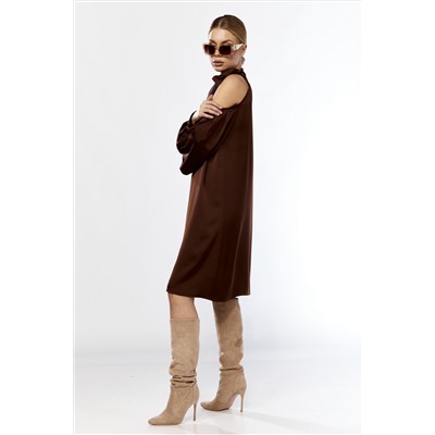 Talia fashion 437 коричневый, Платье