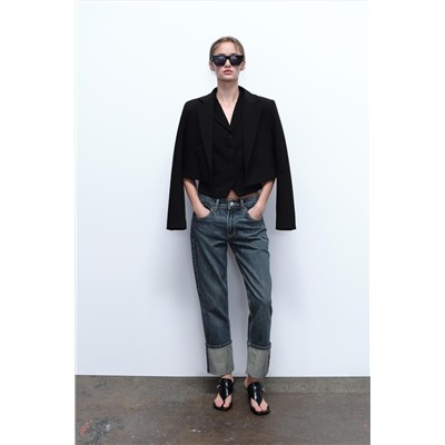 JEANS TRF SLIM LEG TIRO MEDIO