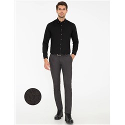 Brown Slim Fit Canvas Bloys