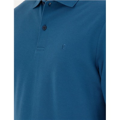 Открытая темно -синие Slim Fit Basic Whothirt