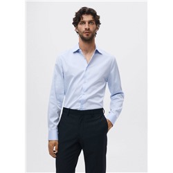 Camisa traje slim fit estructura -  Hombre | MANGO OUTLET España