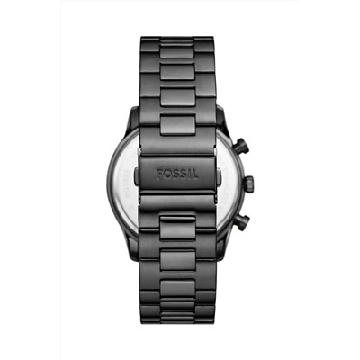 Reloj de cuarzo de acero Sullivan - Taquímetro - Negro