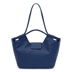 Bolso capazo Sun - cuero - azul marino