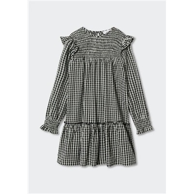 Vestido cuadro vichy -  Niña | MANGO OUTLET España
