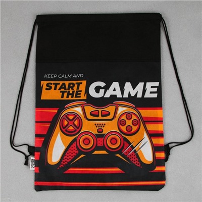 Мешок для обуви Start the game, нетканое полотно, размер 30×40 см