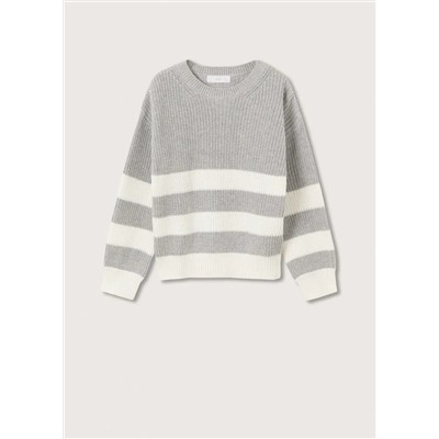 Jersey punto rayas -  Niña | MANGO OUTLET España