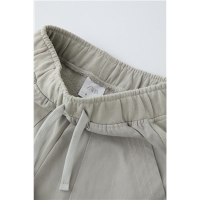 PANTALÓN WIDE LEG COMBINADO