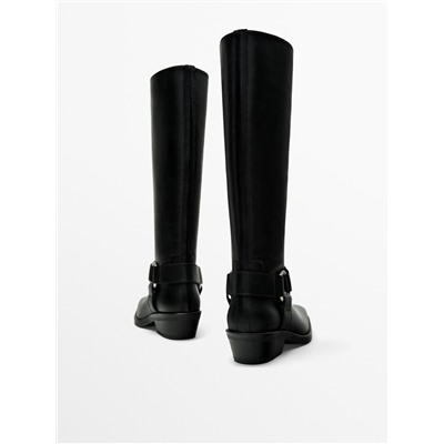 Bota estribo lateral