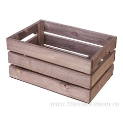 Ящик без ручек (дерево) "Старенный дуб", 30x20xH14 см