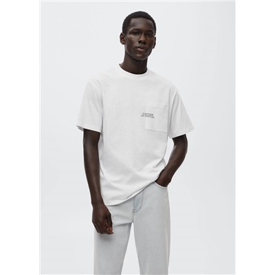 Camiseta estampada algodón -  Hombre | MANGO OUTLET España