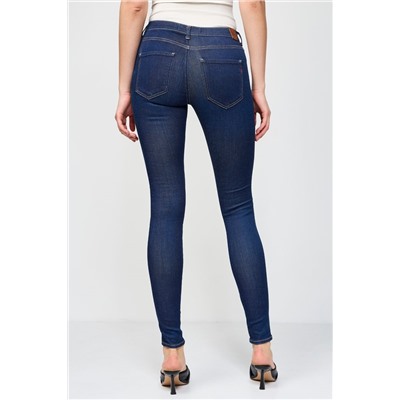 Vaquero skinny fit de tiro alto Stella - Azul oscuro