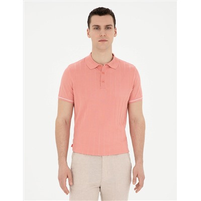 Красная кнопка подъема Polo yaka Knitwear t -For