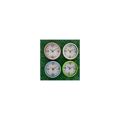 Часы настенные 25 см / 381-39 /уп 40/ микс