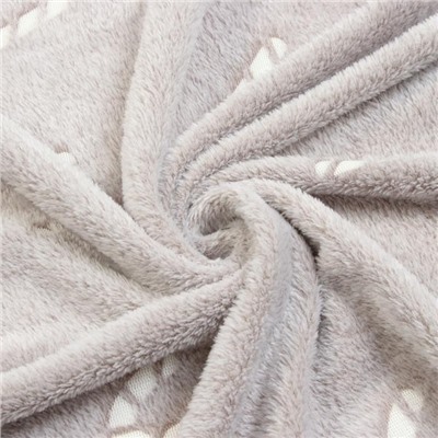 Плед светящийся в темноте Этель Candy cane 150*200 см,100% п/э, корал-флис, 220 гр/м2