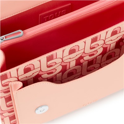 Bolso bandolera Tous Manifesto - coral