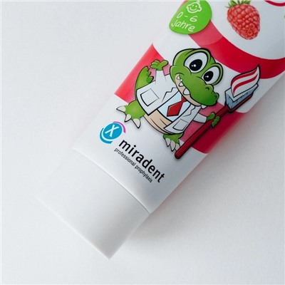 Зубная паста Miradent Mirafluor kids (с 0 до 6 лет), 75 мл