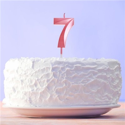 Свеча для торта, цифра «7», 11,5 х 2,3 см