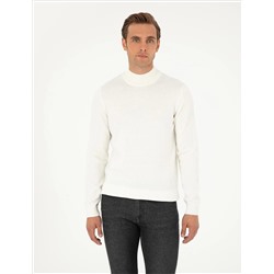 Ecru Slim Fit Half Fisherman воротник основной трикотаж казах
