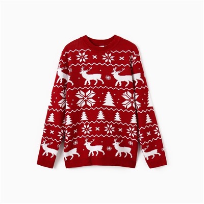 Джемпер вязаный новогодний KAFTAN "New Year" размер 50