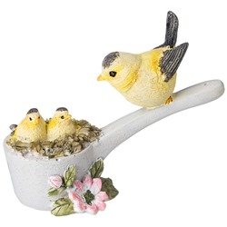 СТАТУЭТКА "ПТИЧКА С ПТЕНЦАМИ" 12,5Х6Х9,5 СМ
