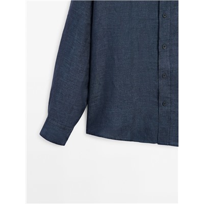Camisa 100% lino regular fit