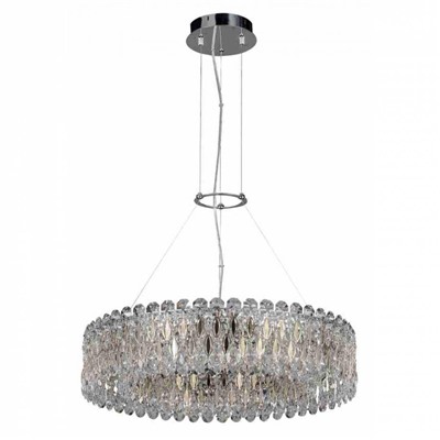 LIRICA SP10 D610 CHROME/GOLD-TRANSPARENT Люстра подвесная Crystal Lux LIRICA