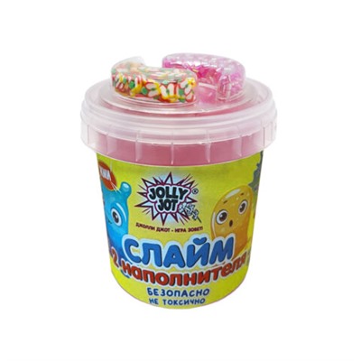 Слайм (лизун) с наполнителями МИКС, 140 г, ассорти 6 видов, JOLLY JOT (ДЖОЛИ ДЖОТ), х, 665950
