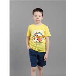 CSKB 90289-30-431 Комплект для мальчика (футболка, шорты),желтый