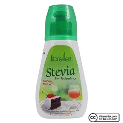 Жидкий подсластитель со стевией Fibrelle 200 мл