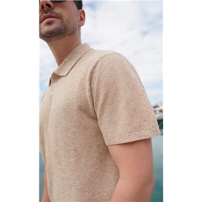 Футболка лен F011-06LN natural linen