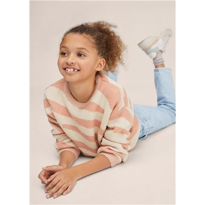Jersey estampado cebra -  Niña | MANGO OUTLET España
