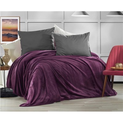 Плед KARVEN Super Soft VIGAN 160*220 п/э 1.5 спальный Р 941фиолетовый (Акция)