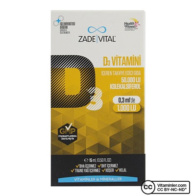 Zade Vital Витамин D3 15 мл оральные капли
