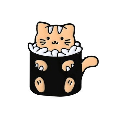 Металлический значок "КотоРолл"