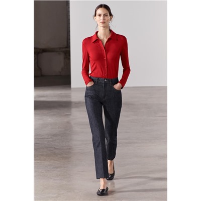 JEANS ZW COLLECTION BOOTCUT TIRO ALTO CROPPED