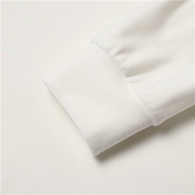 Костюм детский (свитшот, брюки) KAFTAN Plushy р.34 (122-128), белый