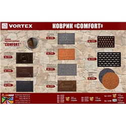 Нарушена упаковка.   -Коврик придверный ''COMFORT'', D 65см., круглый ''VORTEX'' /12 22388
