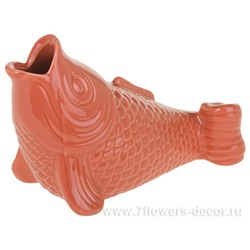 Ваза "Рыба" (керамика), 19,5х6,5хН10 см