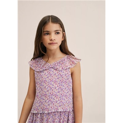 Blusa estampado flores -  Niña | MANGO OUTLET España