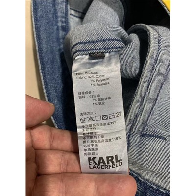 Куртка из хлопкового денима KARL LAGERFEL*D ОРИГИНАЛ