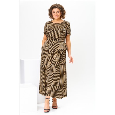Romanovich Style 2-2704 коричневый, Брюки, Блуза