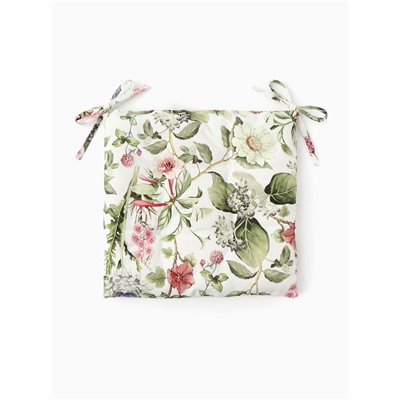 Сидушка на стул Этель Organic home 42×42×7 см, репс 210 г/м², 100% хлопок