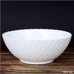Салатник 600 мл 150 мм Фактурный / WVW60Q (WHITE) /уп 6/48/
