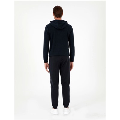 Navy Blue Slim Fit Trade Close Six