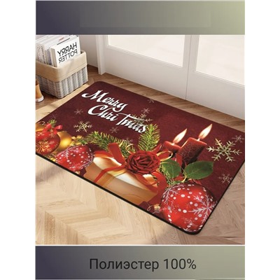Коврик Новогодний придверный 60403