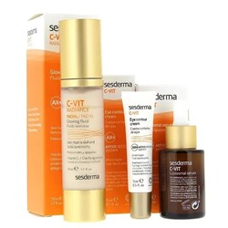 C-Vit Tratamiento Completo Antiedad Fluido + Contorno + Serum