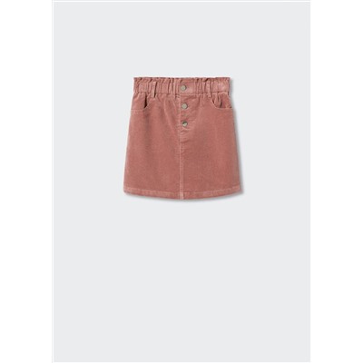 Falda pana botones -  Niña | MANGO OUTLET España