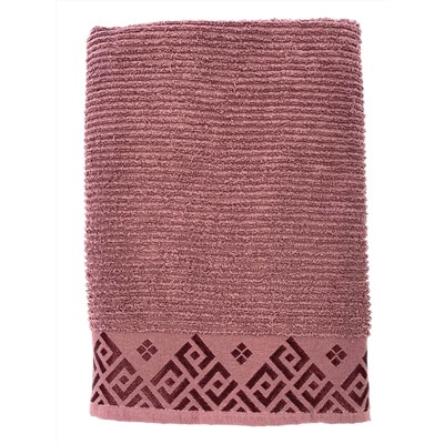 Полотенце махровое Турция Cotton Delux Макарена / Темно-коричневое